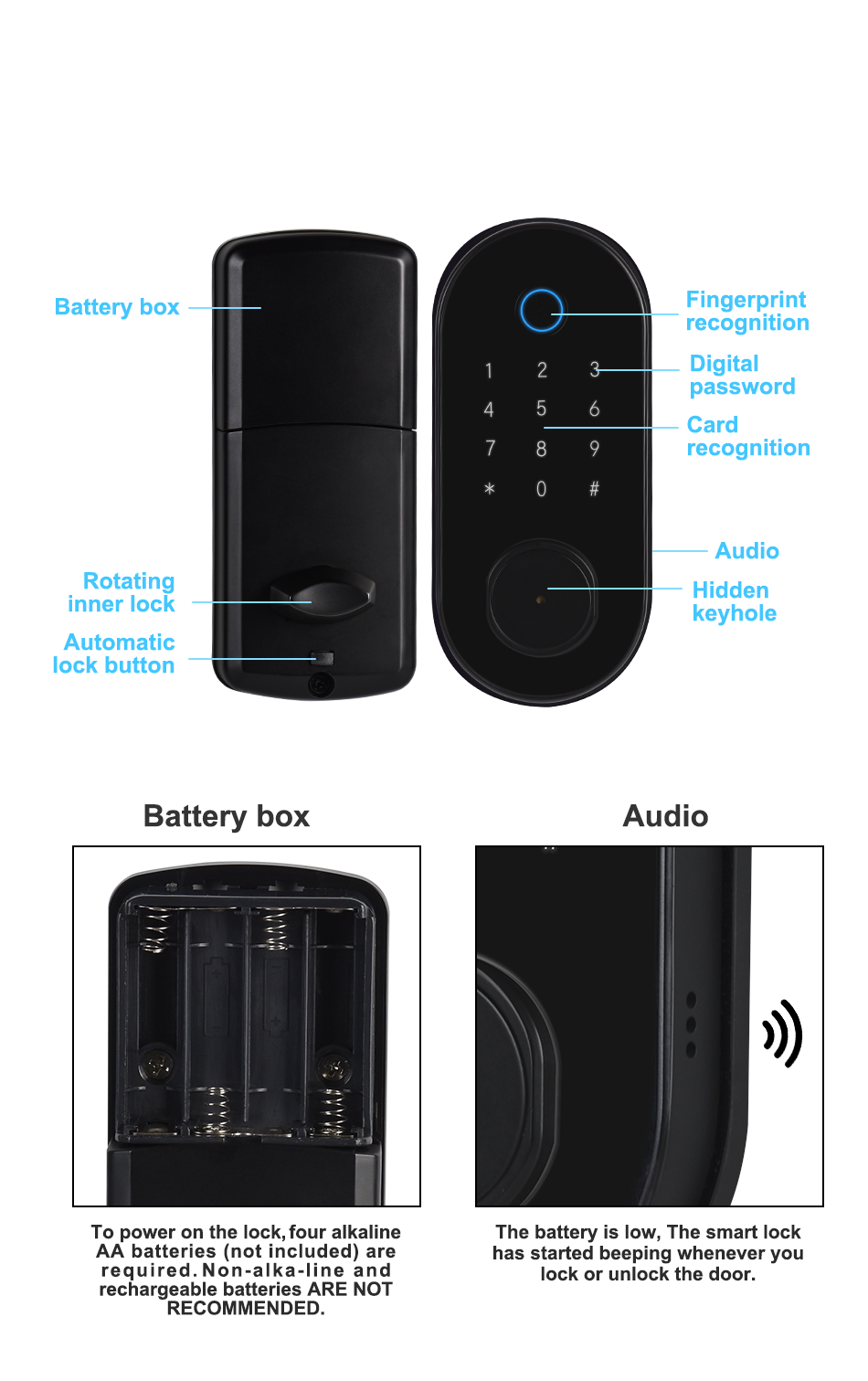 Oraxel Smart Door Lock (EY-130)