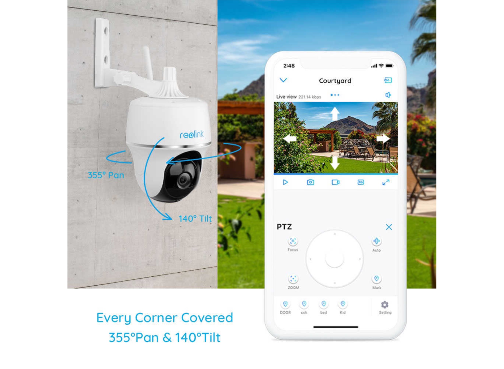 Reolink Argus PT camera
