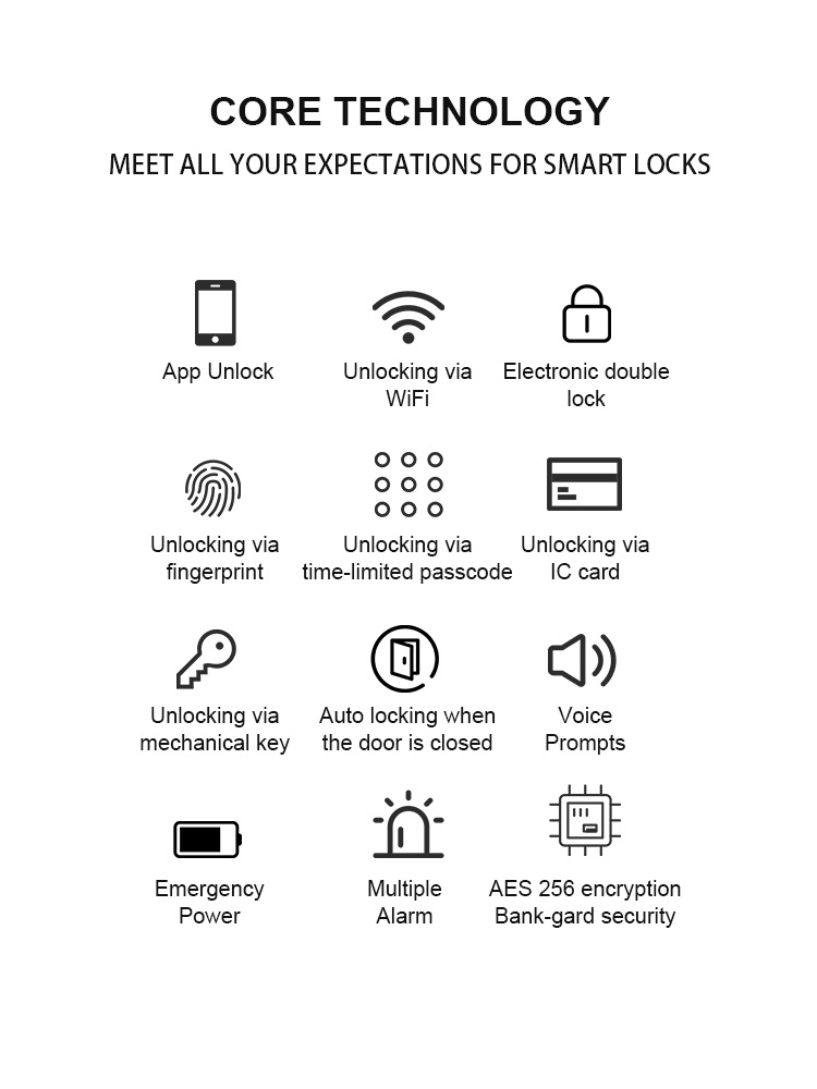 Oraxel Smart Door Lock (FACE) EY-N500