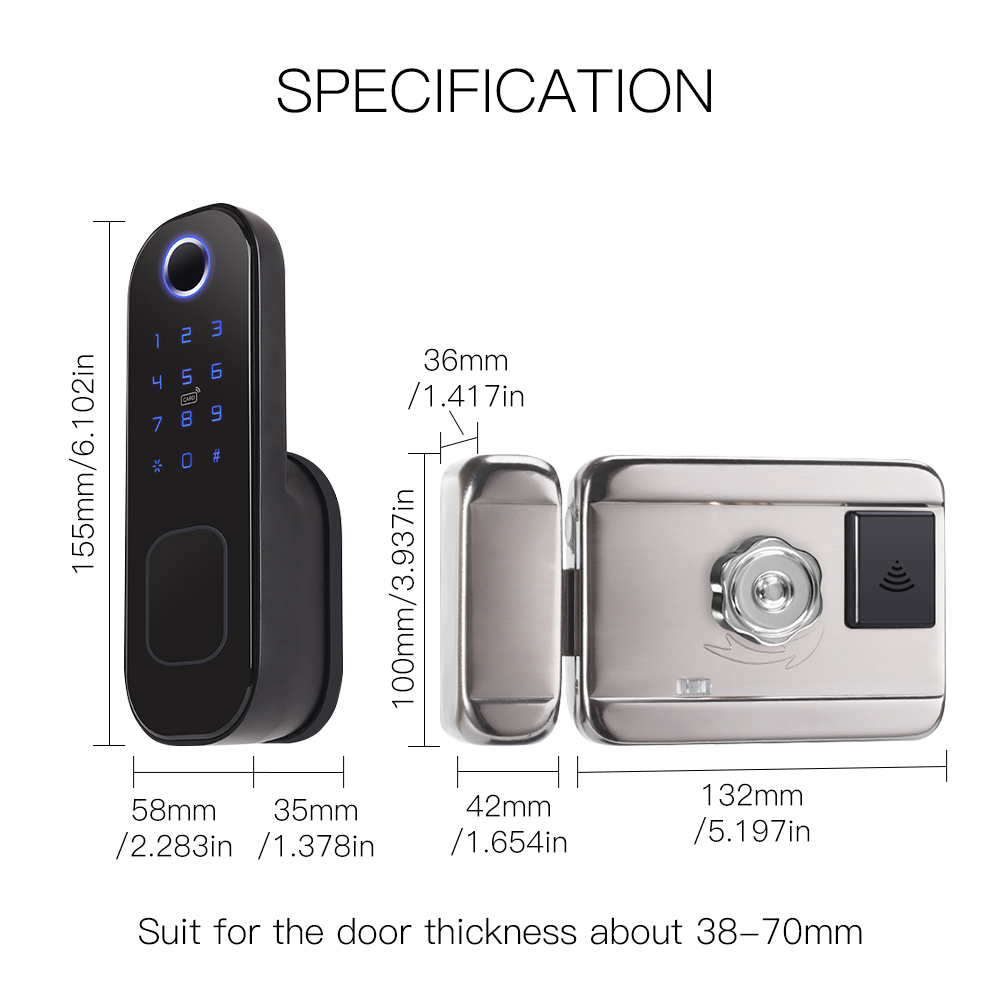 Oraxel Smart Door Lock  WDL-R5-2